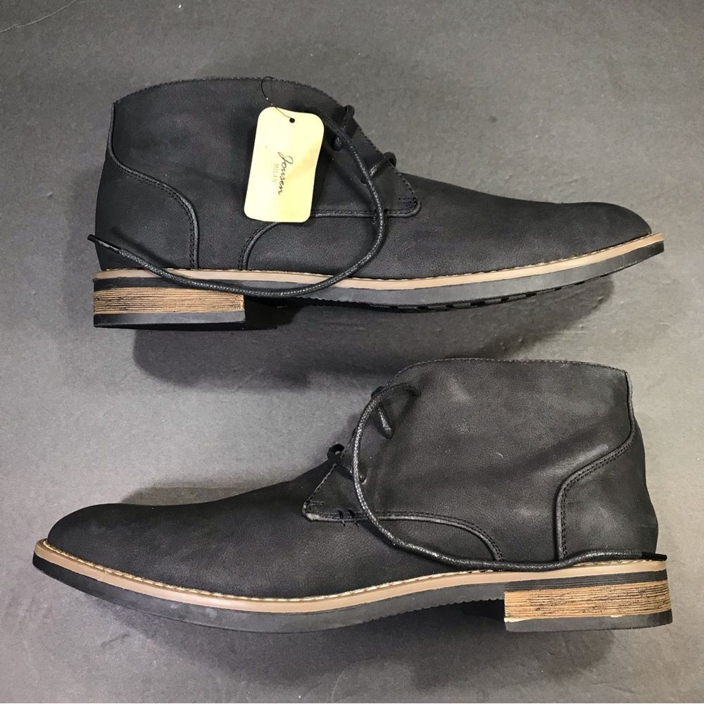 Jousen Chukka. Men’s Black Desert Ankle Lace Up Boots Shoe Size 11 (NWT)